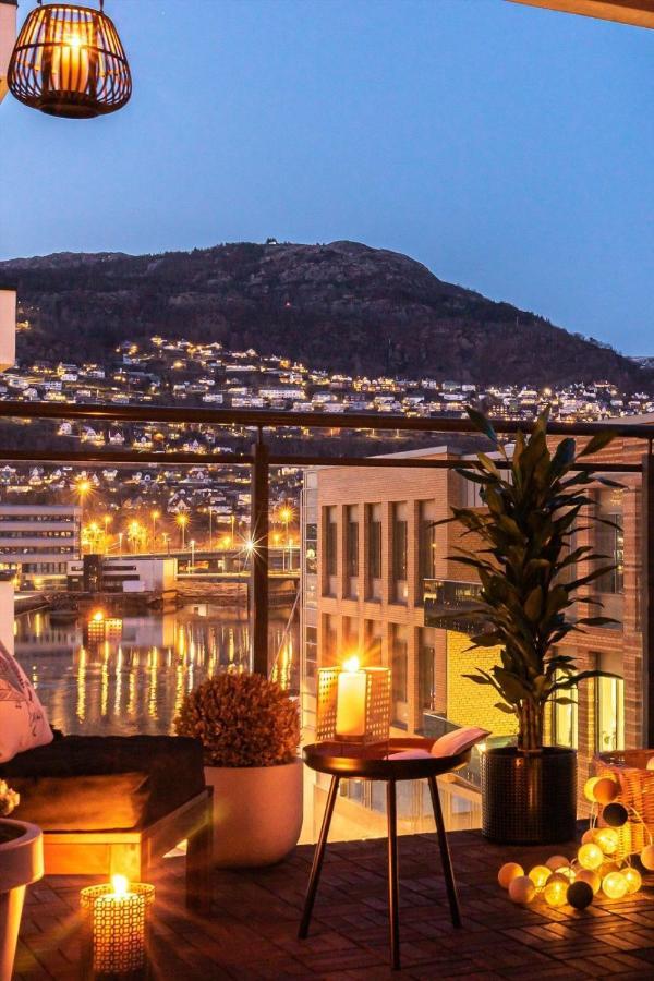 Modern Apartment - Amazing Terrace And Fjord View, Close To City Center Bergen Extérieur photo
